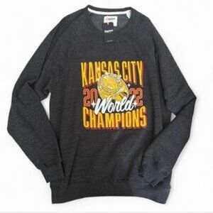 Charlie Hustle, KC CHIEFS World Champions Gray Sweater
